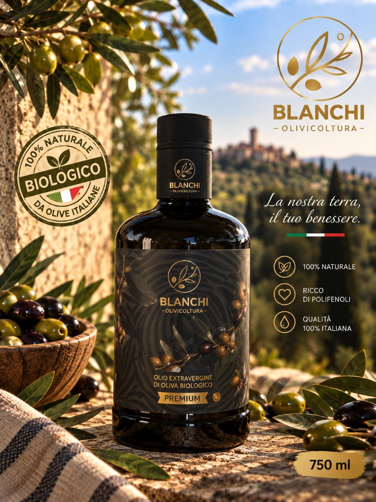 Olio extravergine biologico Sabina Classico 750 ml