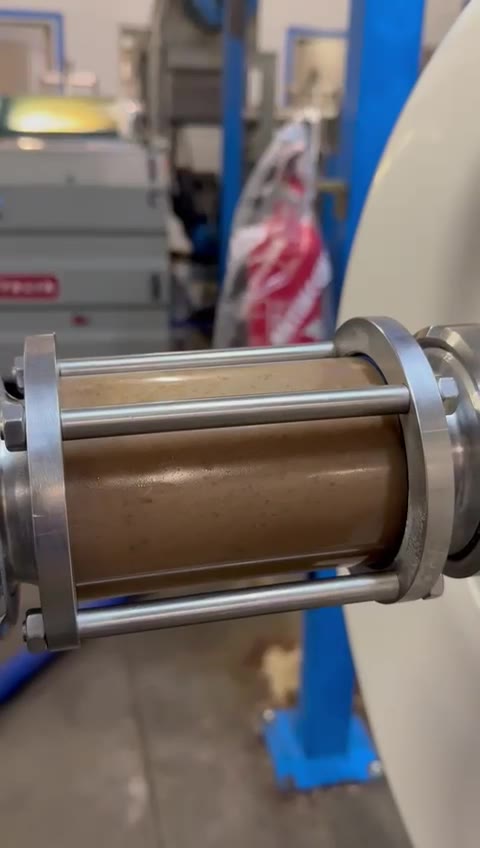 Video of the oil flowing through the mill sight glass