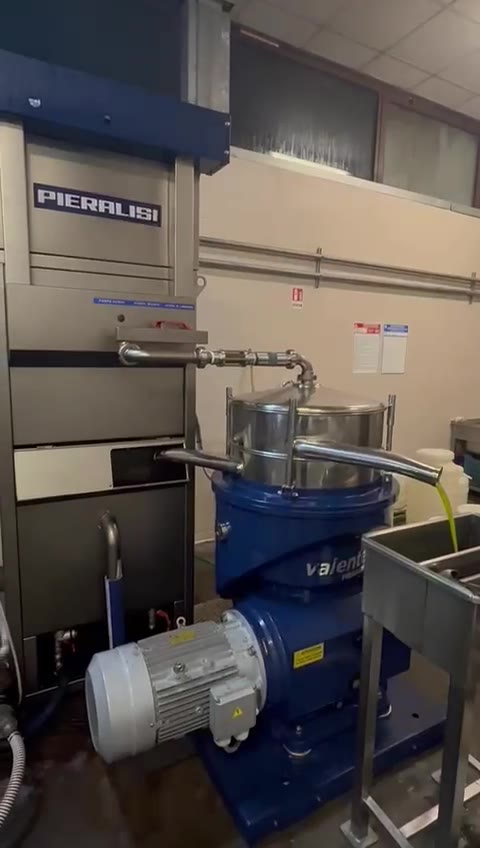 Video of the Pieralisi separator in the mill